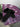 Set esarfa si manusi Snowflake Purple, cashmere, manusi din piele 100% GLAMADEA