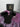 Set esarfa si manusi Snowflake Purple, cashmere, manusi din piele 100% GLAMADEA