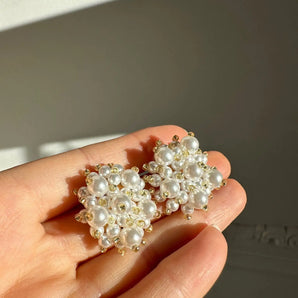 Cercei Gramy, perle, eleganti, chic GLAMADEA