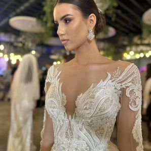 Cerceii Tania, zirconiu cubic AAA, placat aur alb GLAMADEA