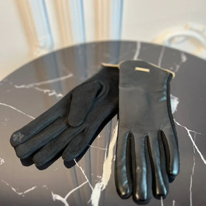 Mănuși piele artificială, Blaky, chic - GLAMADEA