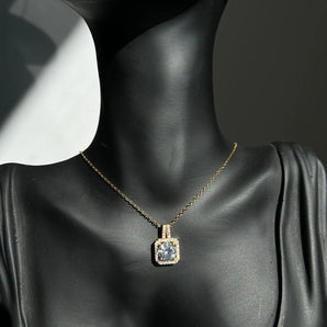 Colier Kuna , argint, pietre de zirconiu cubic 5A, placat aur galben - GLAMADEA