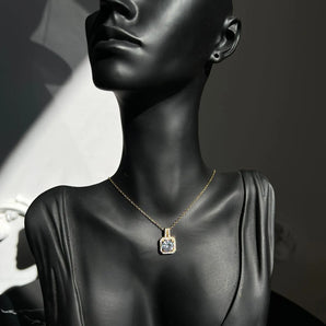 Colier Kuna , argint, pietre de zirconiu cubic 5A, placat aur galben - GLAMADEA