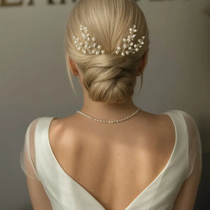 Set accesoriu de păr eveniment, Wana, perle, tip agrafe GLAMADEA