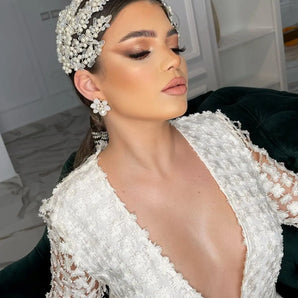Diadema păr mireasă handmade