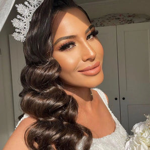 Diadema mireasă stil tiara